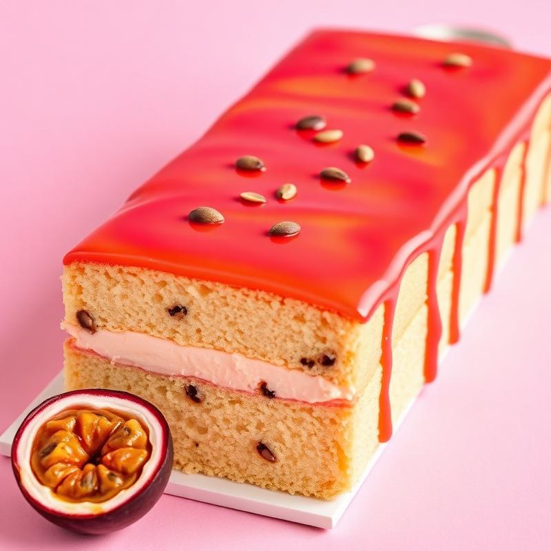 Pastel rectangular estandarizado hecho con el método